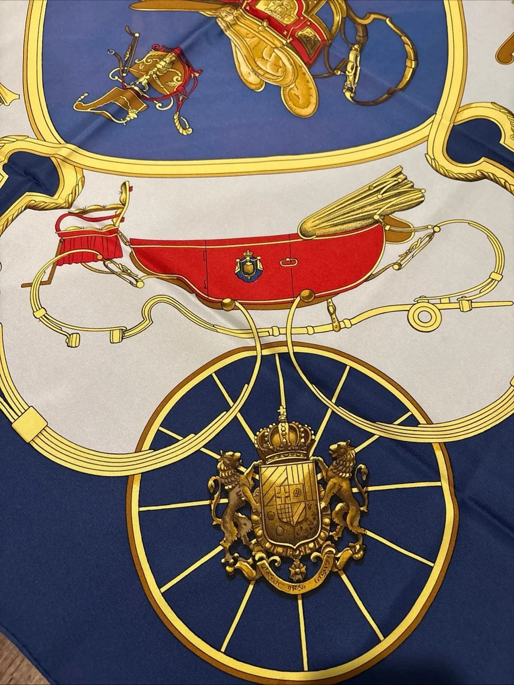Hermes Paris 100% Silk Scarf